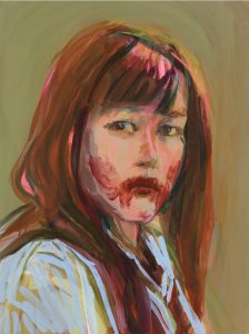 Claire Tabouret Autoportrait Vampire