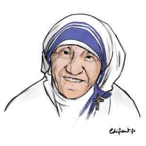 Portrait de Sainte Mère Teresa