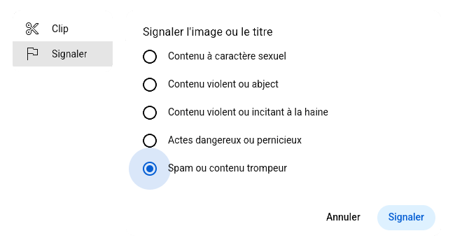 youtube_signaler_spam_contenu_trompeur